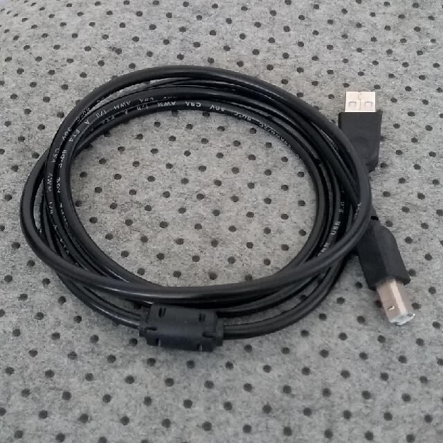 プリンター用USBケーブル 1.4m長 スマホ/家電/カメラのPC/タブレット(PC周辺機器)の商品写真