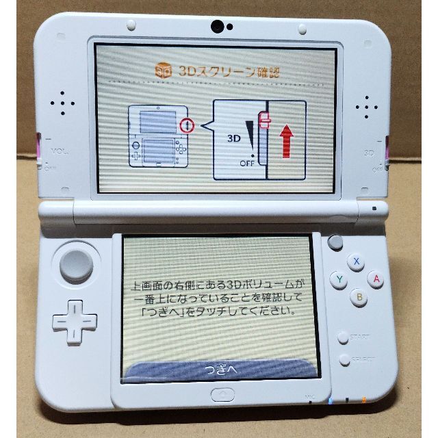 任天堂(ニンテンドウ)のにっくん様専用 【中古良品】 New 3DS LL ピンク × ホワイト エンタメ/ホビーのゲームソフト/ゲーム機本体(携帯用ゲーム機本体)の商品写真