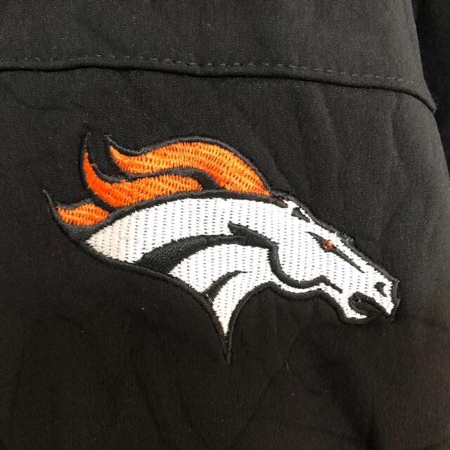 【NFL】アウター　ブルゾン　デンバーブロンコス　刺繍ロゴ　アメフト　黒□ｗ メンズのジャケット/アウター(ブルゾン)の商品写真
