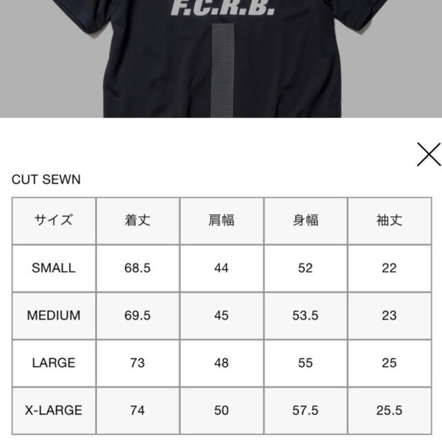 F.C.R.B.(エフシーアールビー)の【XL】定価以下 F.C.R.B S/S PRE MATCH TOP メンズのトップス(Tシャツ/カットソー(半袖/袖なし))の商品写真