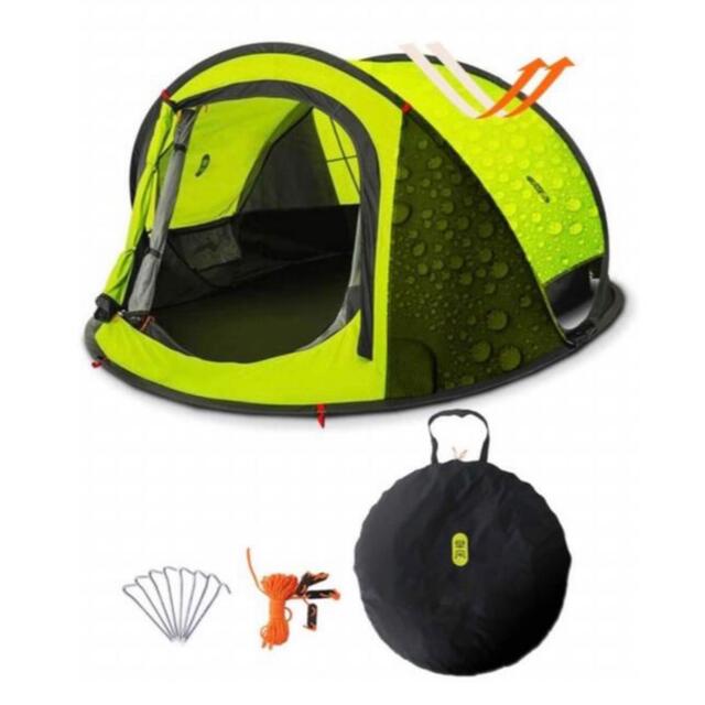 新品❤️ Zenph キャンプテント 2-3人用 防水軽量自動ポップアップテント