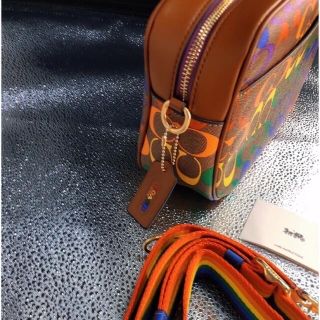 COACH - COACH 新品 ショルダーバッグ【正規品】 レインボー CA175の