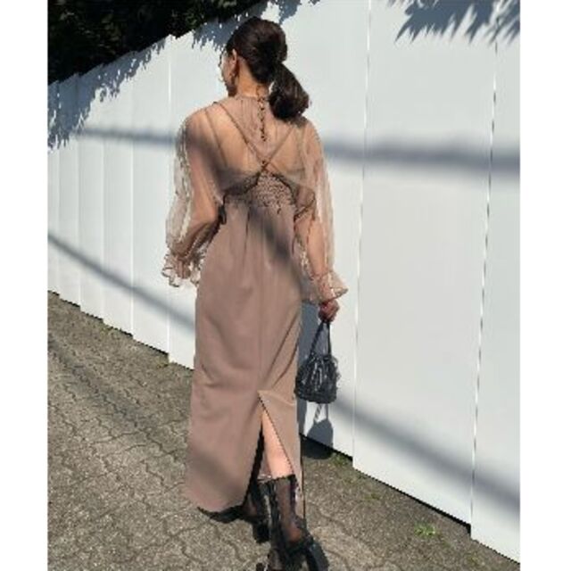 Ameri VINTAGE(アメリヴィンテージ)のAmeriVINTAGE MANY WAY AIRY VEIL DRESS S レディースのフォーマル/ドレス(ロングドレス)の商品写真