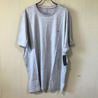 トミーヒルフィガー(TOMMY HILFIGER)の25524-2　TOMMY HILFIGER メンズ 半袖 Tシャツ　グレーXL(Tシャツ(半袖/袖なし))