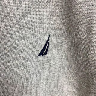 NAUTICA - NAUTICA ハーフジップ ニット セーター 刺繍 冬 カジュアル 