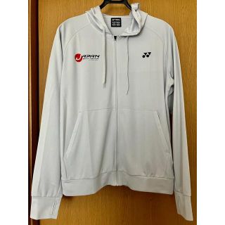 ヨネックス(YONEX)のヨネックス　ニットウォームアップパーカー　Lサイズ　ソフトテニス日本代表ロゴ(ウェア)