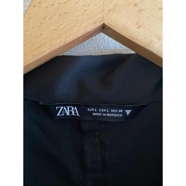 ZARA(ザラ)のzara シャツワンピース　Lサイズ レディースのワンピース(ひざ丈ワンピース)の商品写真