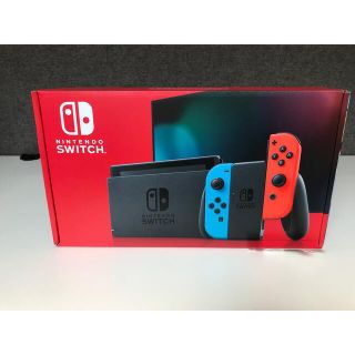 ニンテンドースイッチ(Nintendo Switch)の任天堂Nintendo Switch ネオン 店舗印有(家庭用ゲーム機本体)