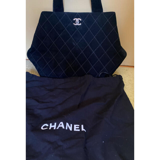 正規品! CHANEL - スエードショルダートートバッグ CHANEL トート