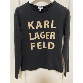 カールラガーフェルド(Karl Lagerfeld)のカールラガーフェルド　ロゴ　ロンT(Tシャツ(長袖/七分))