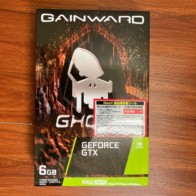 【新品】GAINWARD グラフィックボード GeForce GTX 1660