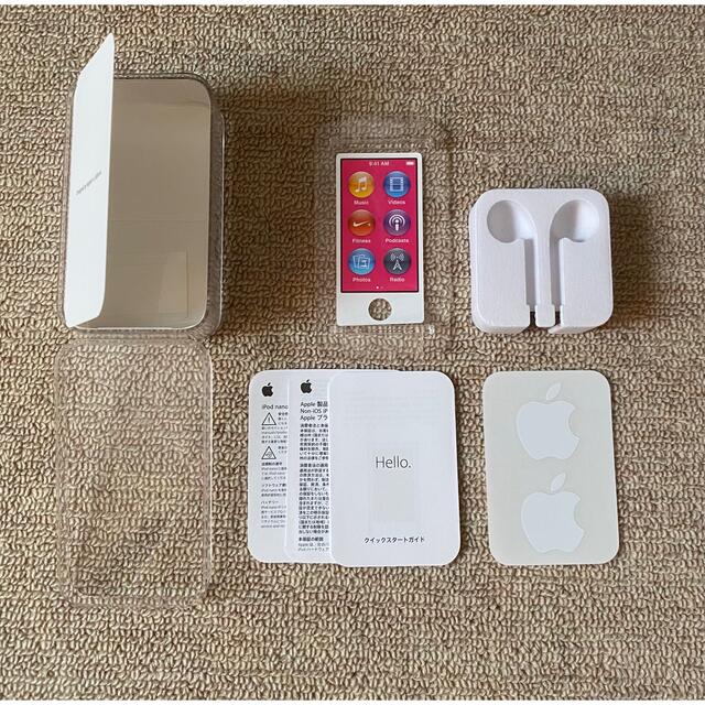 iPod(アイポッド)のAPPLE iPod nano 16GB2015 MKMV2J/A P スマホ/家電/カメラのオーディオ機器(ポータブルプレーヤー)の商品写真