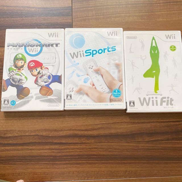 wii 本体　wii fit マリオカート wiiスポーツ ハンドル 8