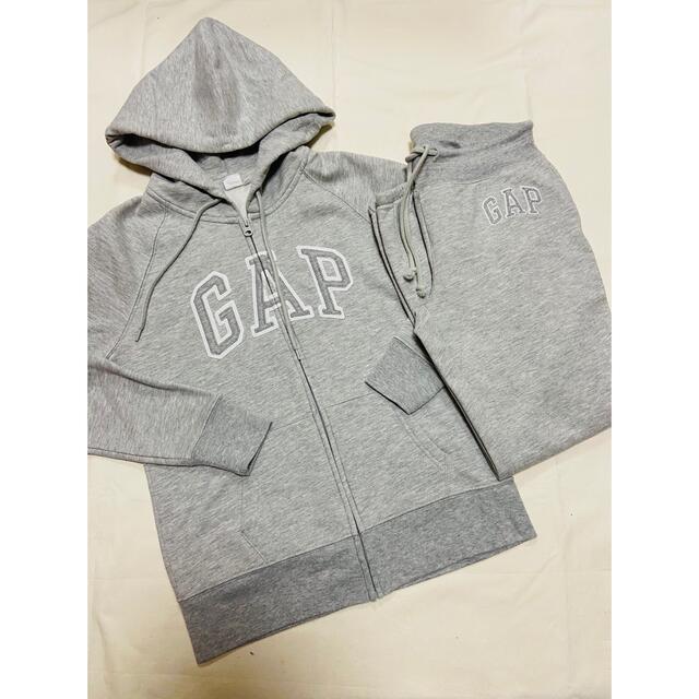 GAP(ギャップ)の⭐︎GAP⭐︎ジップアップパーカー⭐︎グレー⭐︎サイズS⭐︎セットアップ レディースのトップス(パーカー)の商品写真