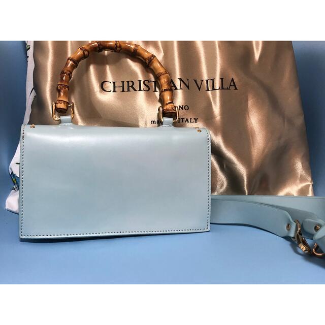 CHRISTIAN VILLA バンブーハンドルバッグ