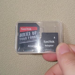 サンディスク(SanDisk)のmicro SDカード変換器(PC周辺機器)