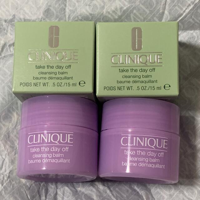 CLINIQUE(クリニーク)のクリニーク　テイクザデイオフ　クレンジングバーム　15ml 4個セット コスメ/美容のスキンケア/基礎化粧品(クレンジング/メイク落とし)の商品写真