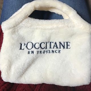 ロクシタン(L'OCCITANE)のLOCCITANE✩︎未使用モコモコミニバック(ポーチ)