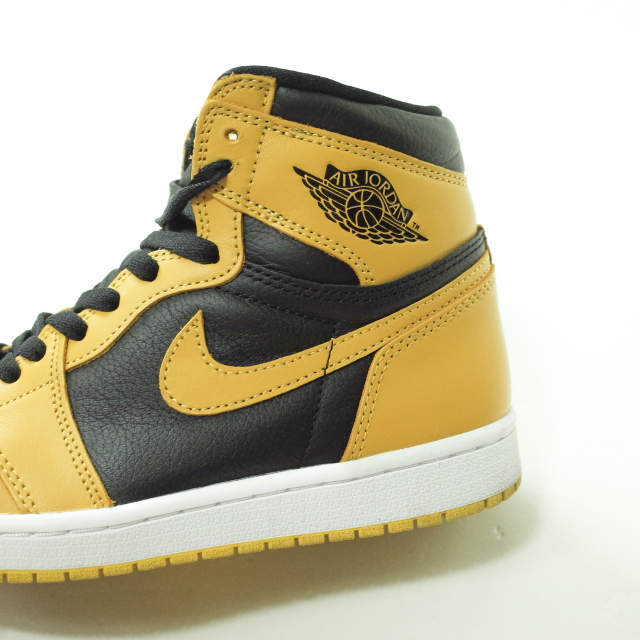 NIKE(ナイキ)のNIKE ナイキ AIR JORDAN 1 RETRO HIGH OG エアジョーダン 1 レトロハイ オリジナル 555088-701 US7.5(25.5cm) POLLEN/WHITE-BLACK スニーカー シューズ【中古】【NIKE】 メンズの靴/シューズ(スニーカー)の商品写真