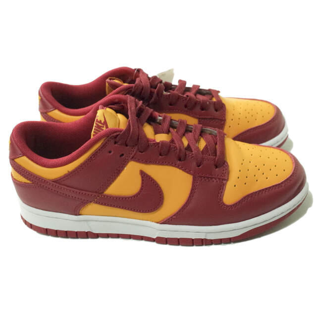 NIKE(ナイキ)のNIKE ナイキ 22SS DUNK LOW RETRO ダンクローレトロ DD1391-701 US7.5(25.5cm) MIDAS GOLD/TOUGH RED-WHITE スニーカー シューズ【中古】【NIKE】 メンズの靴/シューズ(スニーカー)の商品写真