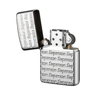 Supreme - Supreme Repeat Engraved Zippo "Silver"