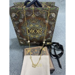 Christian Dior - ディオール ネックレス  パール CD  刻印あり