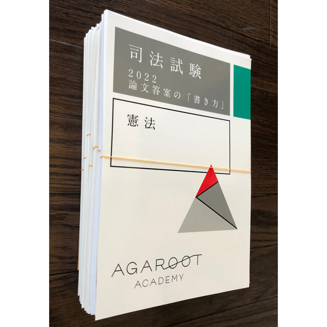 最新 2024 アガルート 論文答案の書き方 7科目セット 司法試験 予備試験-