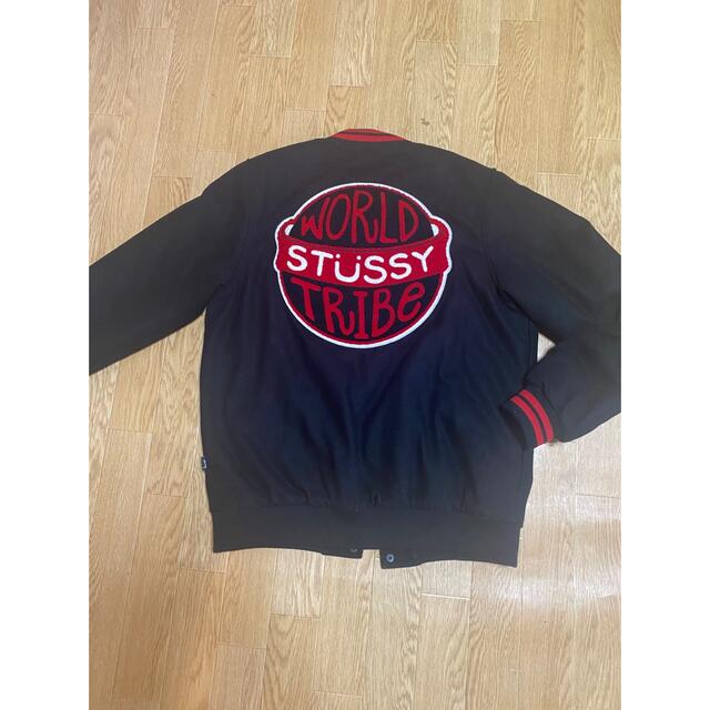 STUSSY(ステューシー)の値下げstussy worldTRIBE ジャケット　Sサイズ メンズのジャケット/アウター(ダウンジャケット)の商品写真