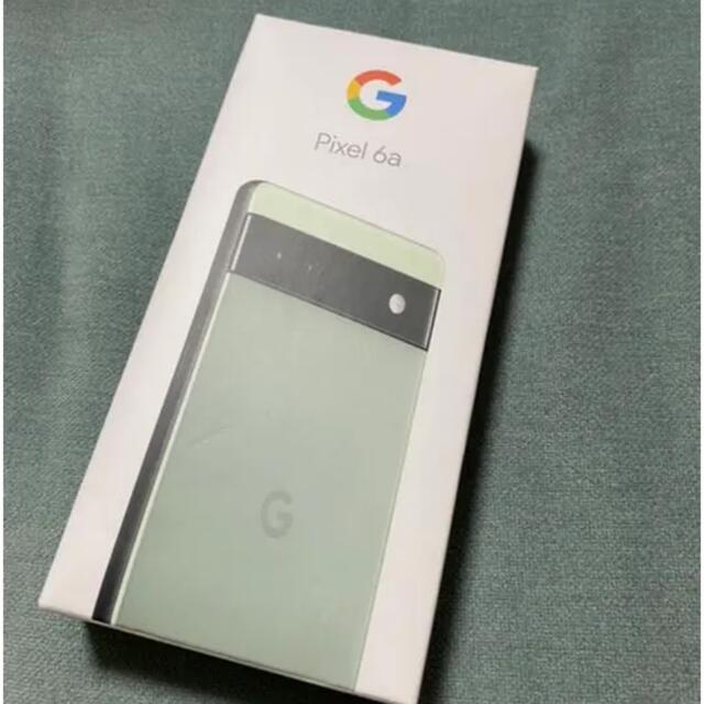 新品登場 Google Pixel - Google pixel6a セージ 128GB スマートフォン