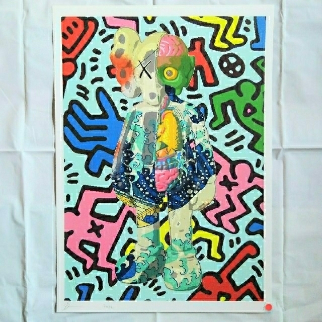 格安人気 Death Nyc カウズ スヌーピー アートポスター 極美品 未使用