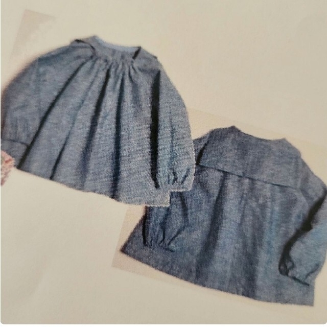 まりな様専用⭐セーラーカラーブラウス⭐90size キッズ/ベビー/マタニティのキッズ服女の子用(90cm~)(ブラウス)の商品写真