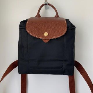 ロンシャン(LONGCHAMP)のロンシャン【LONGCHAMP】 ミニリュック 黒(リュック/バックパック)