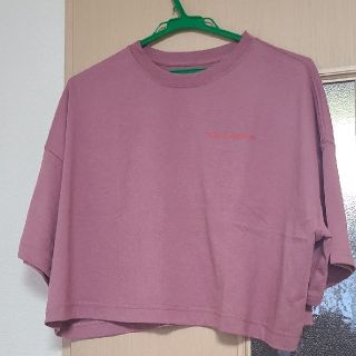 グレイル(GRL)のロゴプリントドロップショルダーショート丈Tシャツ[sr11](Tシャツ(半袖/袖なし))