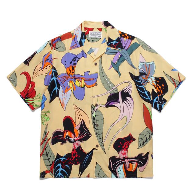 WACKO MARIA HAWAIIAN SHIRT S/S  天国東京百花図