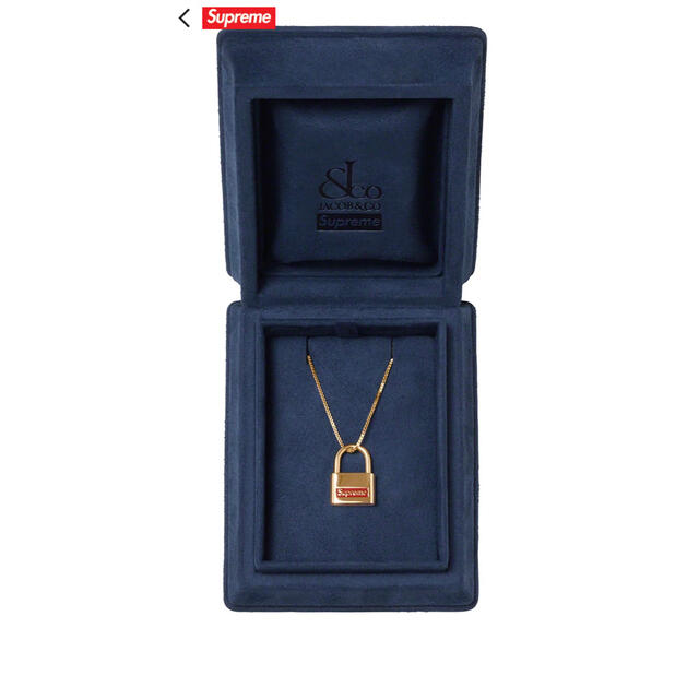 新品Supreme Jacob&Co 14K Gold Lock Pendant 3