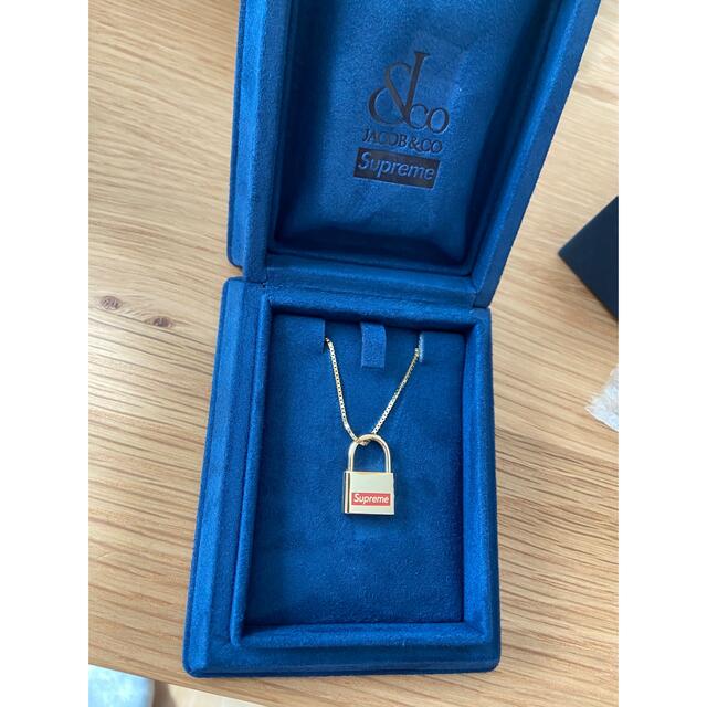 新品Supreme Jacob&Co 14K Gold Lock Pendant 4