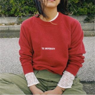 ファビアンルー(Fabiane Roux)のTEE NOWOS  TEE UNIVERSITY SWEAT SHIRT(トレーナー/スウェット)