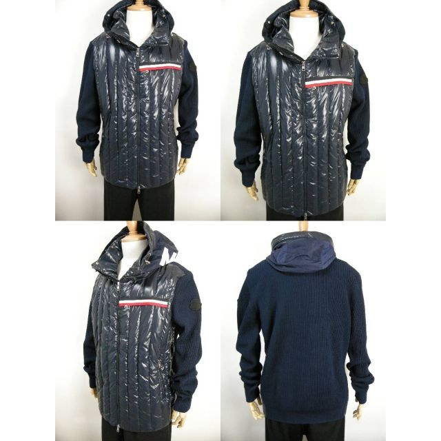 MONCLER(モンクレール)のサイズXL◆新品 本物◆モンクレール ニット切替 ダウンジャケット メンズ メンズのジャケット/アウター(ダウンジャケット)の商品写真