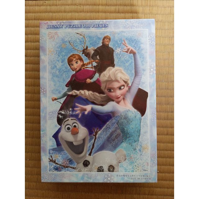 アナと雪の女王(アナトユキノジョオウ)の新品未開封　アナと雪の女王　パズル　300ピース エンタメ/ホビーのテーブルゲーム/ホビー(その他)の商品写真