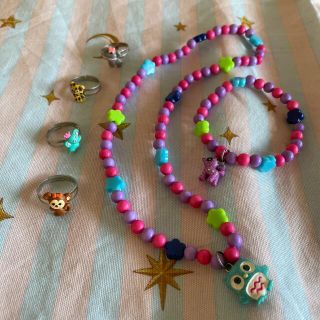 クレアーズ(claire's)のキッズ　アクセサリー　ネックレス　ブレスレット　指輪(知育玩具)