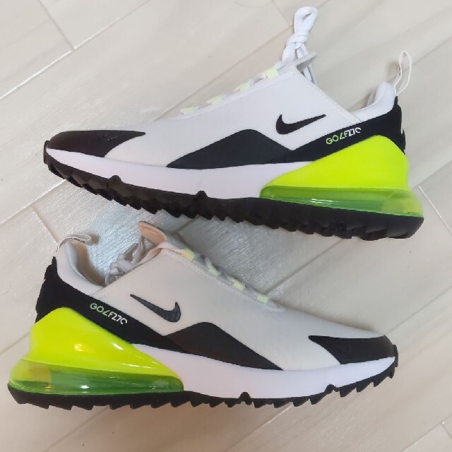 セール人気商品 【レアカラー新品箱有】ナイキNIKE 白黄26.5cm 270G