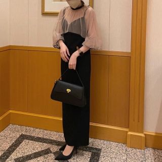 アメリヴィンテージ(Ameri VINTAGE)のAmeriVINTAGE MANY WAY AIRY VEIL DRESS S(ロングドレス)