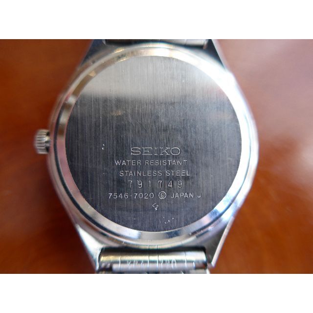 ＳＥＩＫＯ　ＴＹＰＥⅡ クリスタルカットガラス　メンズ クォーツ