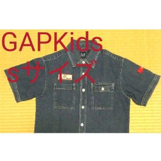 ギャップキッズ(GAP Kids)のGAPKids　キッズS 半袖デニムシャツ　キッズ110　120(ブラウス)