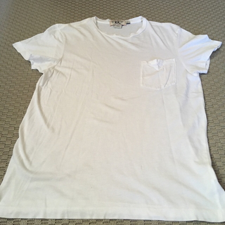 ダブルアールエル(RRL)のRRL 白胸ポケットTシャツ(シャツ)