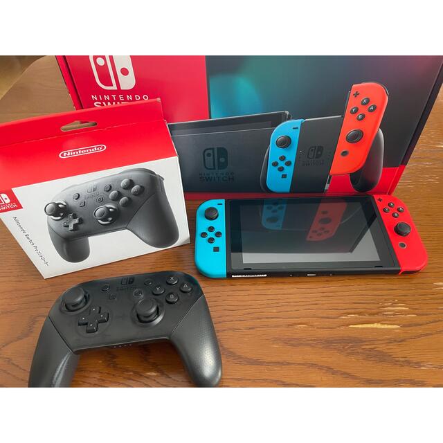 Nintendo Switch 本体＋プロコン 付属品完備 - www.sorbillomenu.com