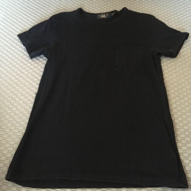 RRL(ダブルアールエル)のRRL 黒胸ポケットTシャツ メンズのトップス(Tシャツ/カットソー(半袖/袖なし))の商品写真