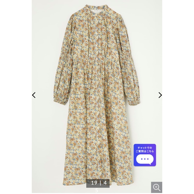 可愛すぎるフェミニンデザイン♪ moussy ロングワンピース 花柄 新品未