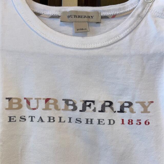 BURBERRY(バーバリー)のBurberry  バーバリー　半袖Tシャツ　トップス　3Y 男の子　女の子 キッズ/ベビー/マタニティのキッズ服男の子用(90cm~)(Tシャツ/カットソー)の商品写真