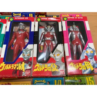 BANDAI - ウルトラマン ソフビ ウルトラヒーローシリーズ 箱付き 15体